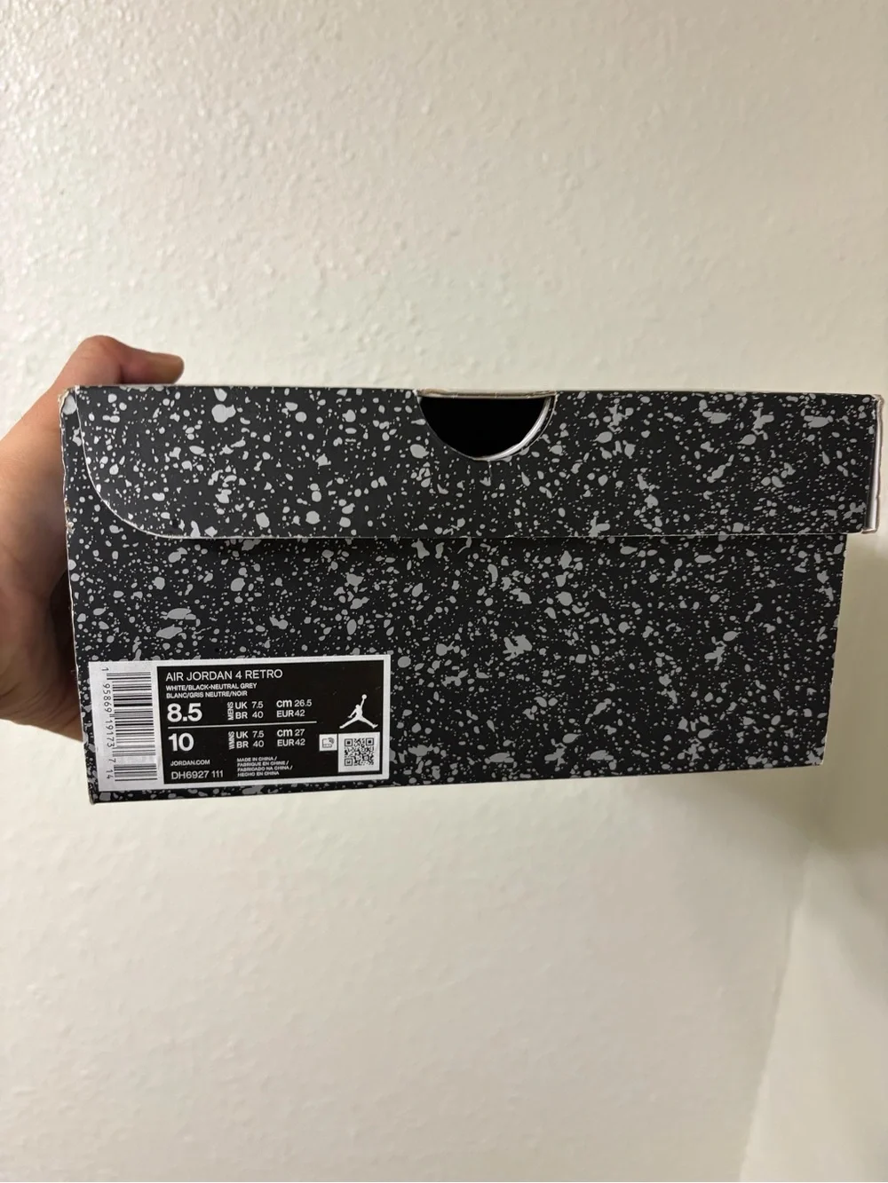 JORDAN 4 MILITARY BLACK
